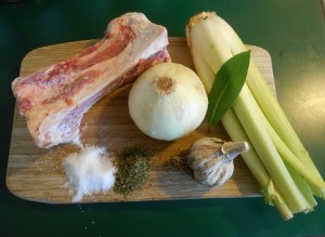 Beef Bone Broth ingredients