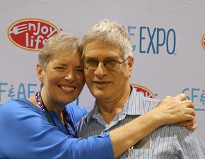 Gluten Free Expo with my hubbie